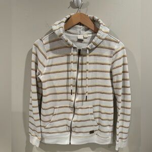 Roxy Perfect Wave Striped‎ Zip-Up Small Relaxed Fit